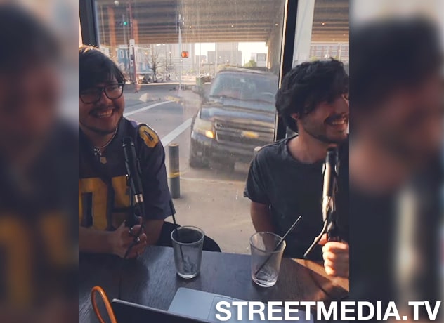 Podcasters Almost Die Moments After Finishing Up Their Podcast Viral Video