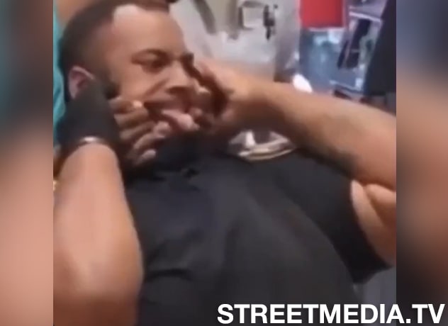 Security Guard Gets Fishhooked by a Crackhead Customer