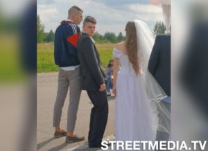 Drunk Groom Can't Even Stand Up Straight At His Own Wedding
